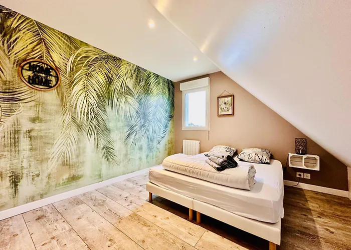 Les Palmiers 7 Personnes Plages Du Debarquement Vakantiehuis Grandcamp-Maisy