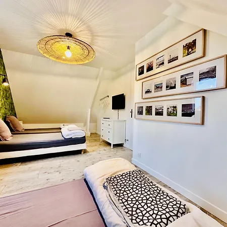 펜션 Les Palmiers 7 Personnes Plages Du Debarquement