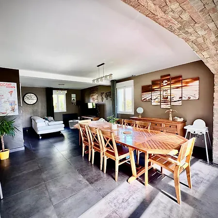 펜션 Les Palmiers 7 Personnes Plages Du Debarquement